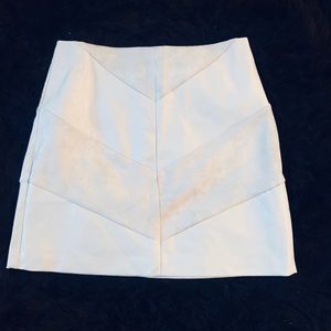 Light blue mini skirt